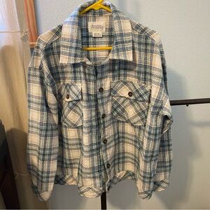 Boston Traders || Lightweight Plaid Shacket Size Large